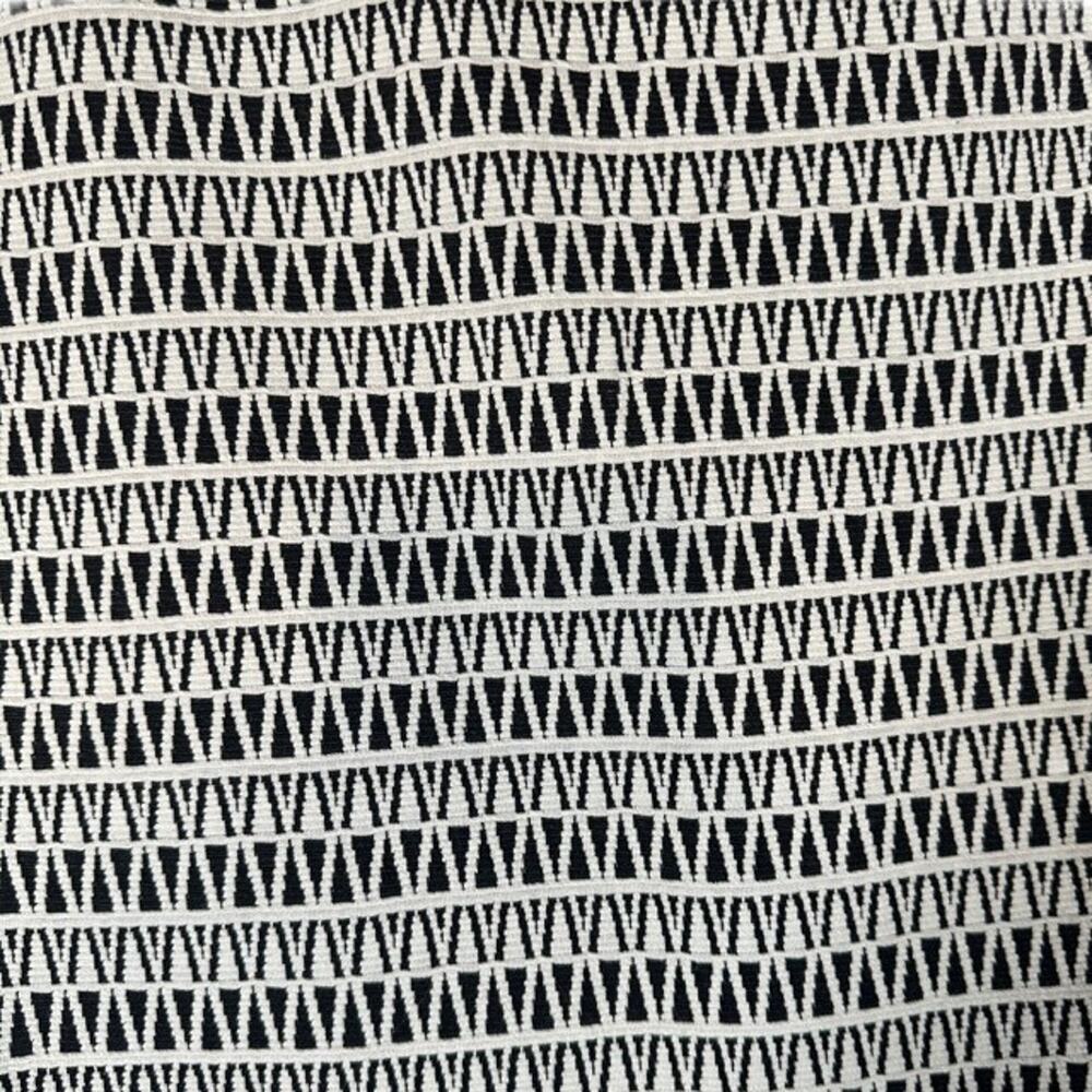 Express Black White Abstract Stretch Pull-On Penc… - image 5